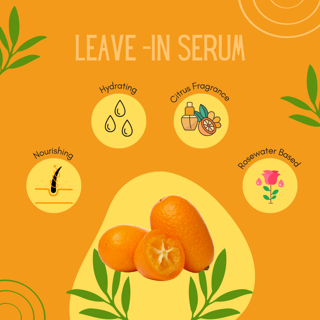 Rosewater & Kumquat Leave-In Hair Serum