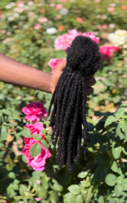 100 Traditional Regular Coiled Loc Extensions