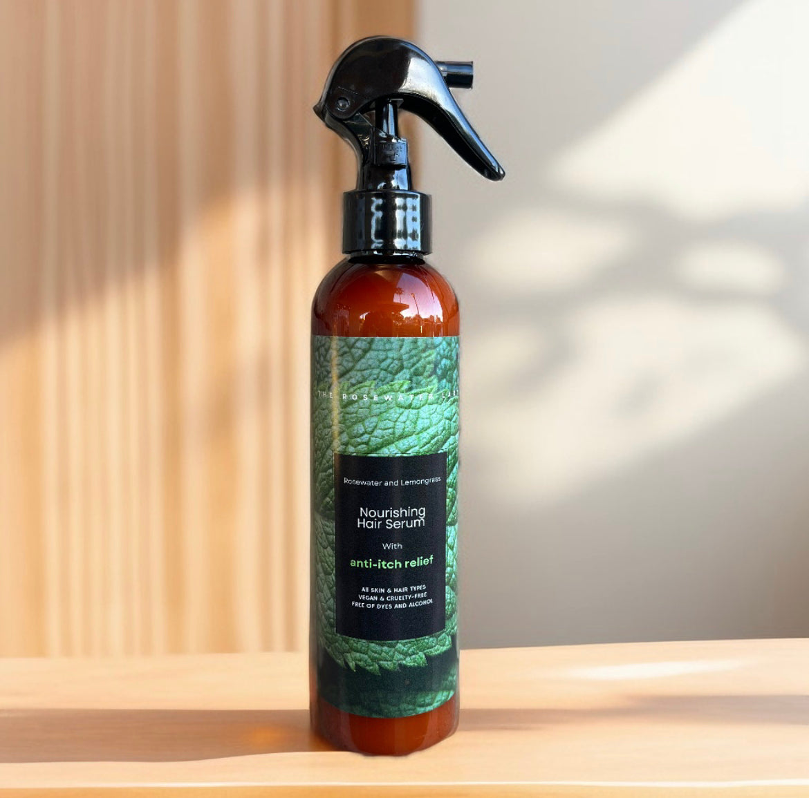 Rosewater and Lemongrass Anti-Itch Relief Serum w/ Tea tree