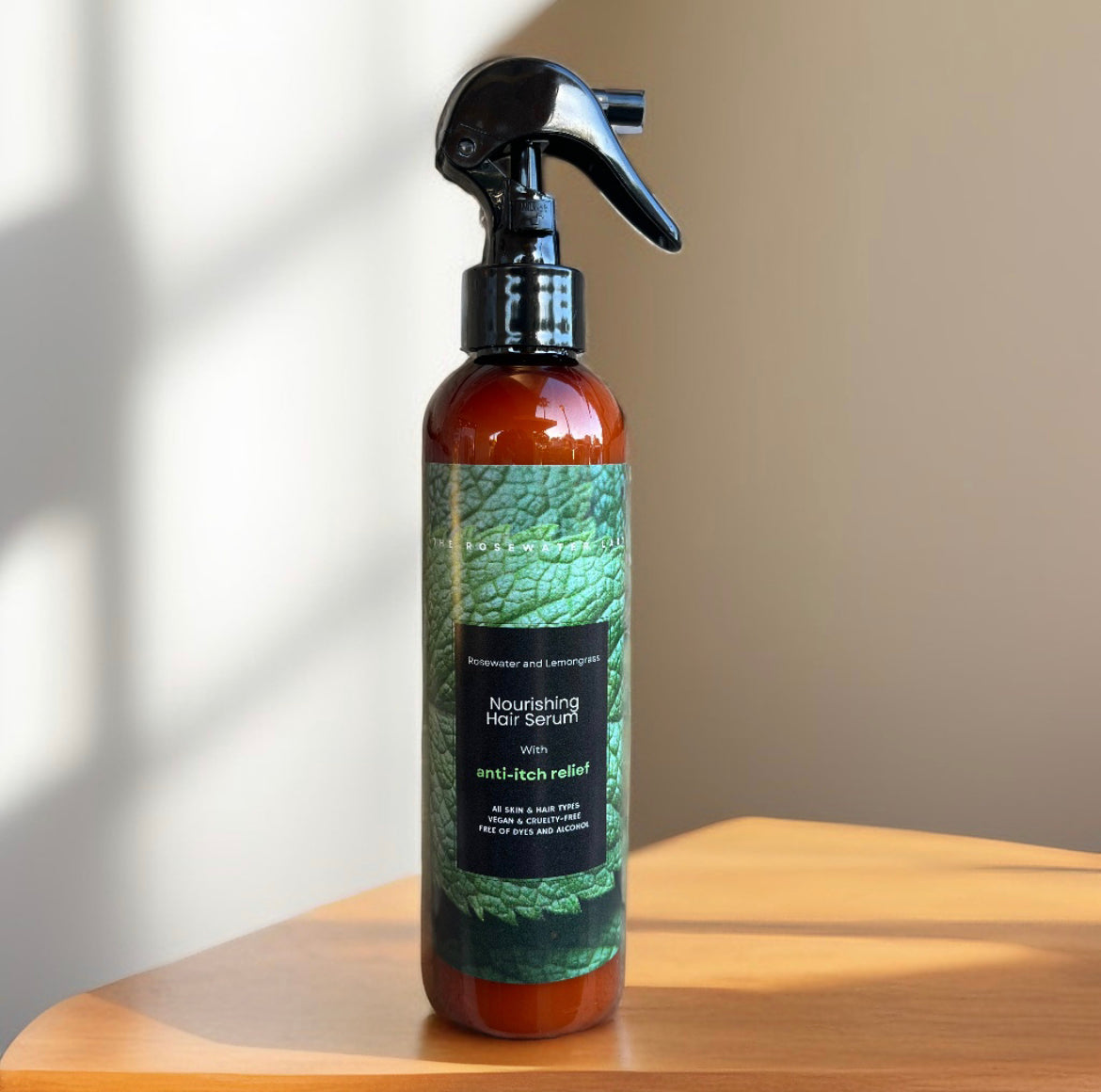 Rosewater and Lemongrass Anti-Itch Relief Serum w/ Tea tree