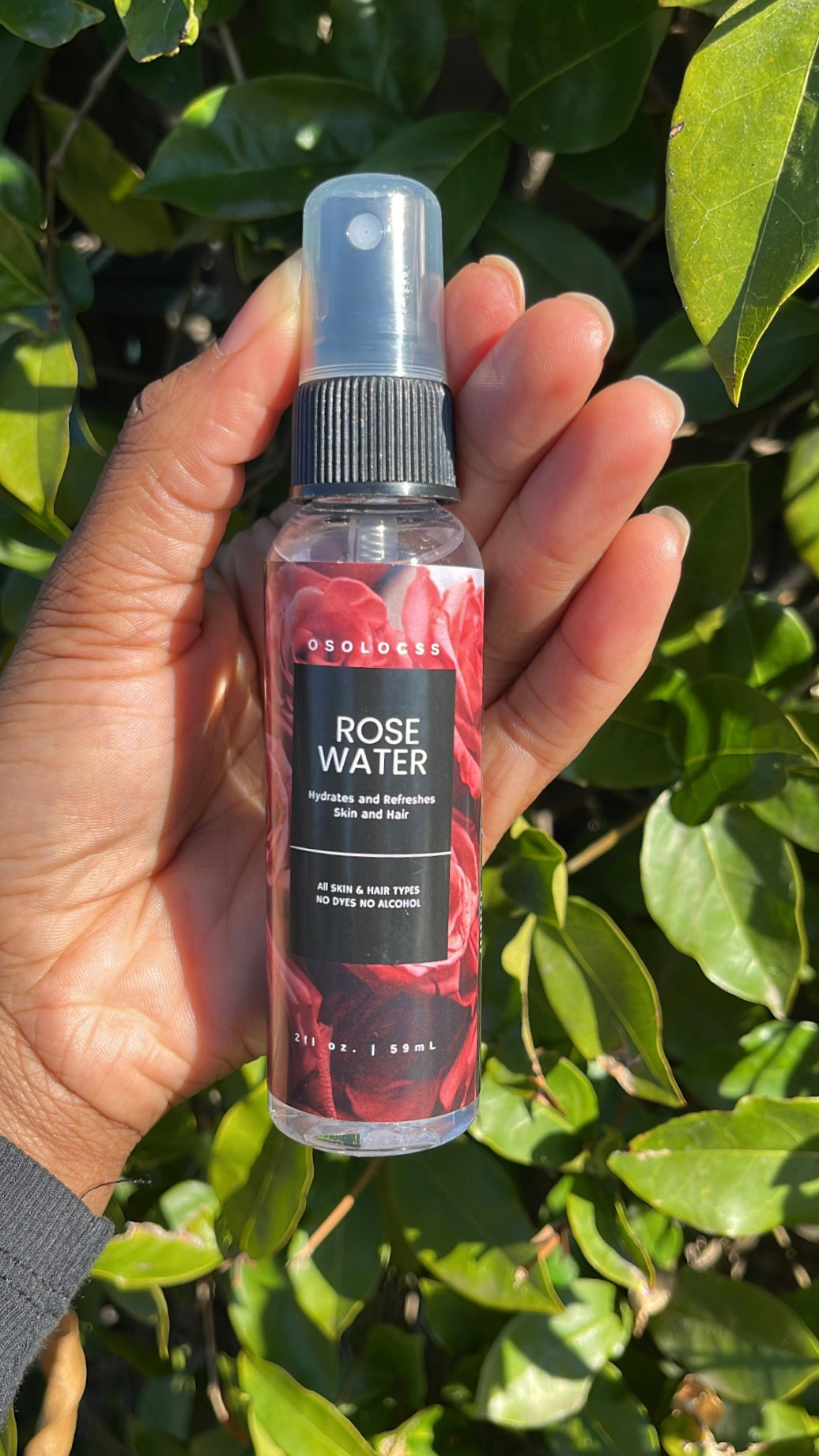 Travel size Rosewater Skin & Hair Hydration Mist