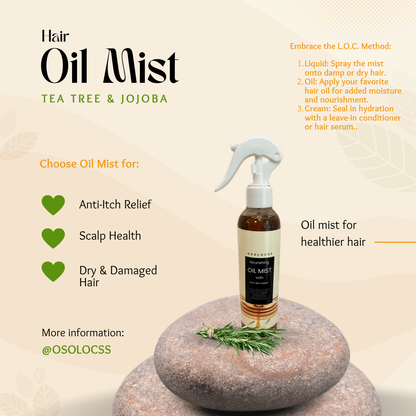 Nourishing Tea Tree & Jojoba Hair Oil Mist