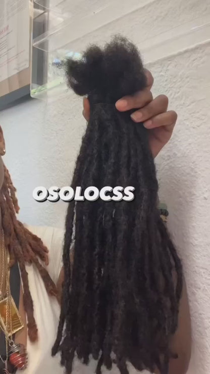 100 Textured Two Strand Type Loc Extensions