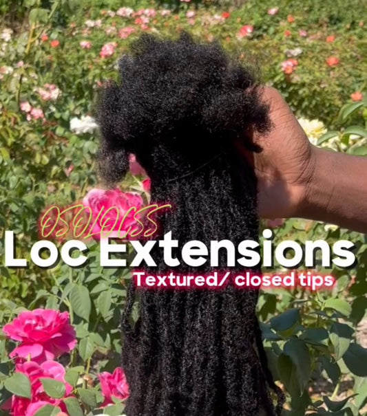 100 Textured Two Strand Type Loc Extensions