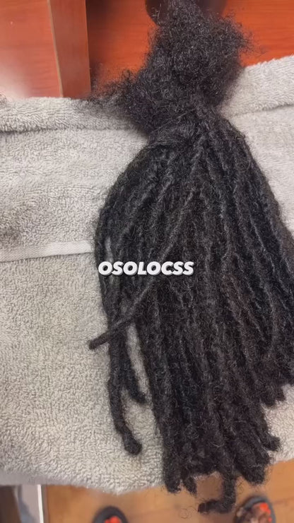 100 Textured Two Strand Type Loc Extensions